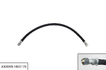 4320Я3-1602170 Шланг 600мм д10 (Г-Г)