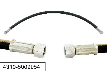 4310-5009054 Шланг цилиндра подъёма запасного колеса L=800мм гайка17/гайка17, Наб.Челны